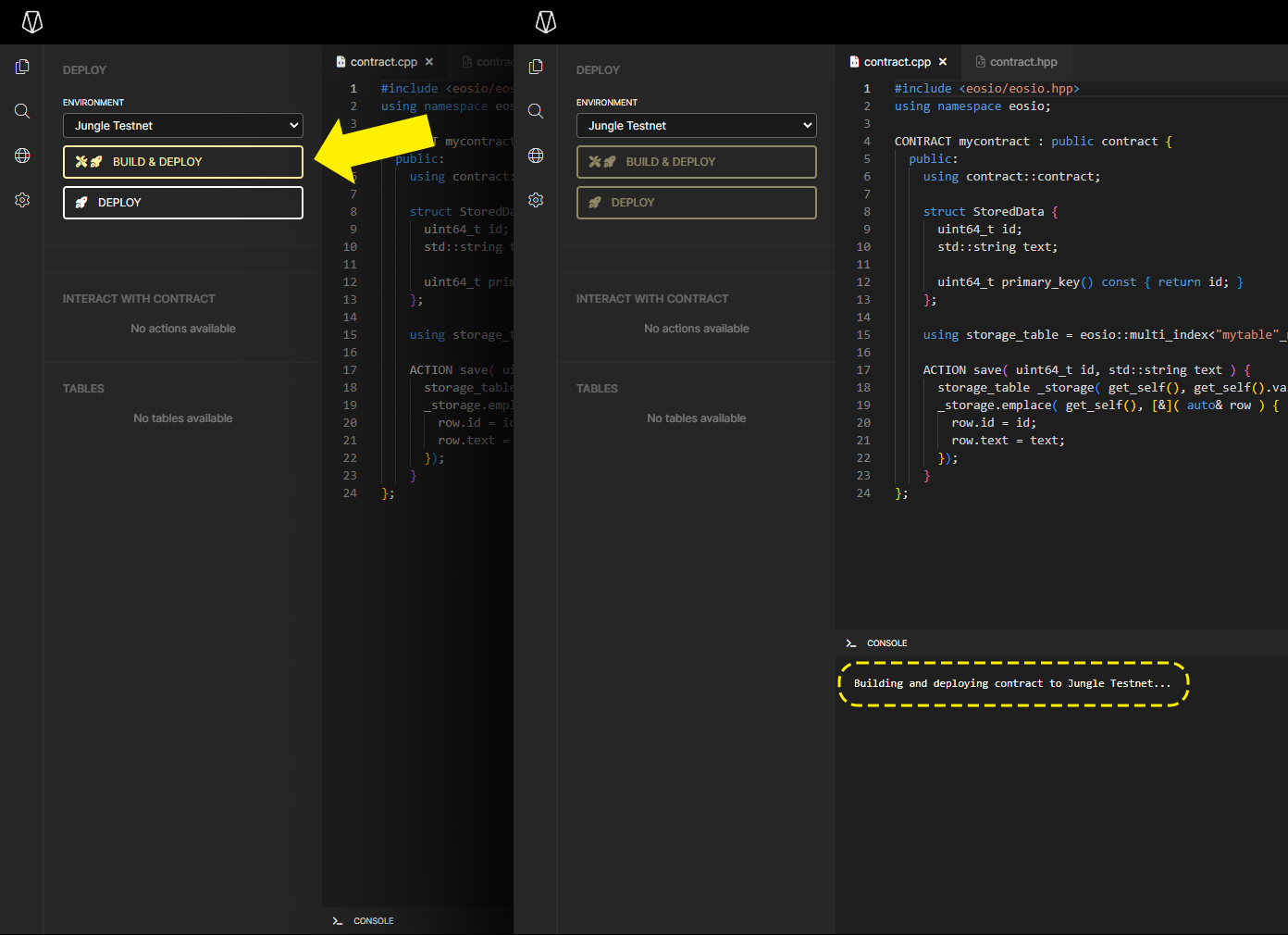 EOS Web IDE