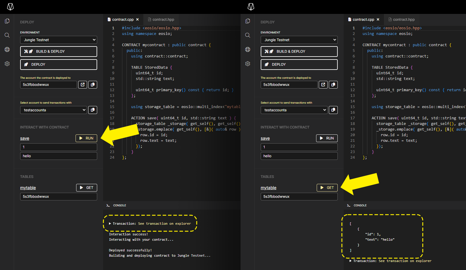 EOS Web IDE